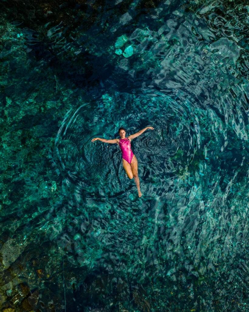 Flutuação Nascente Azul em Bonito MS