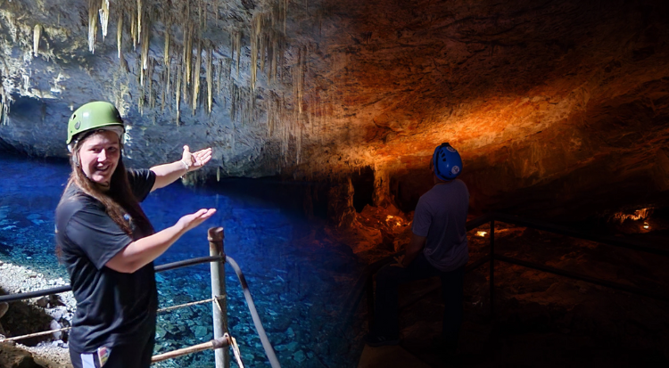 Gruta do Lago Azul e Grutas de São Miguel em Bonito MS