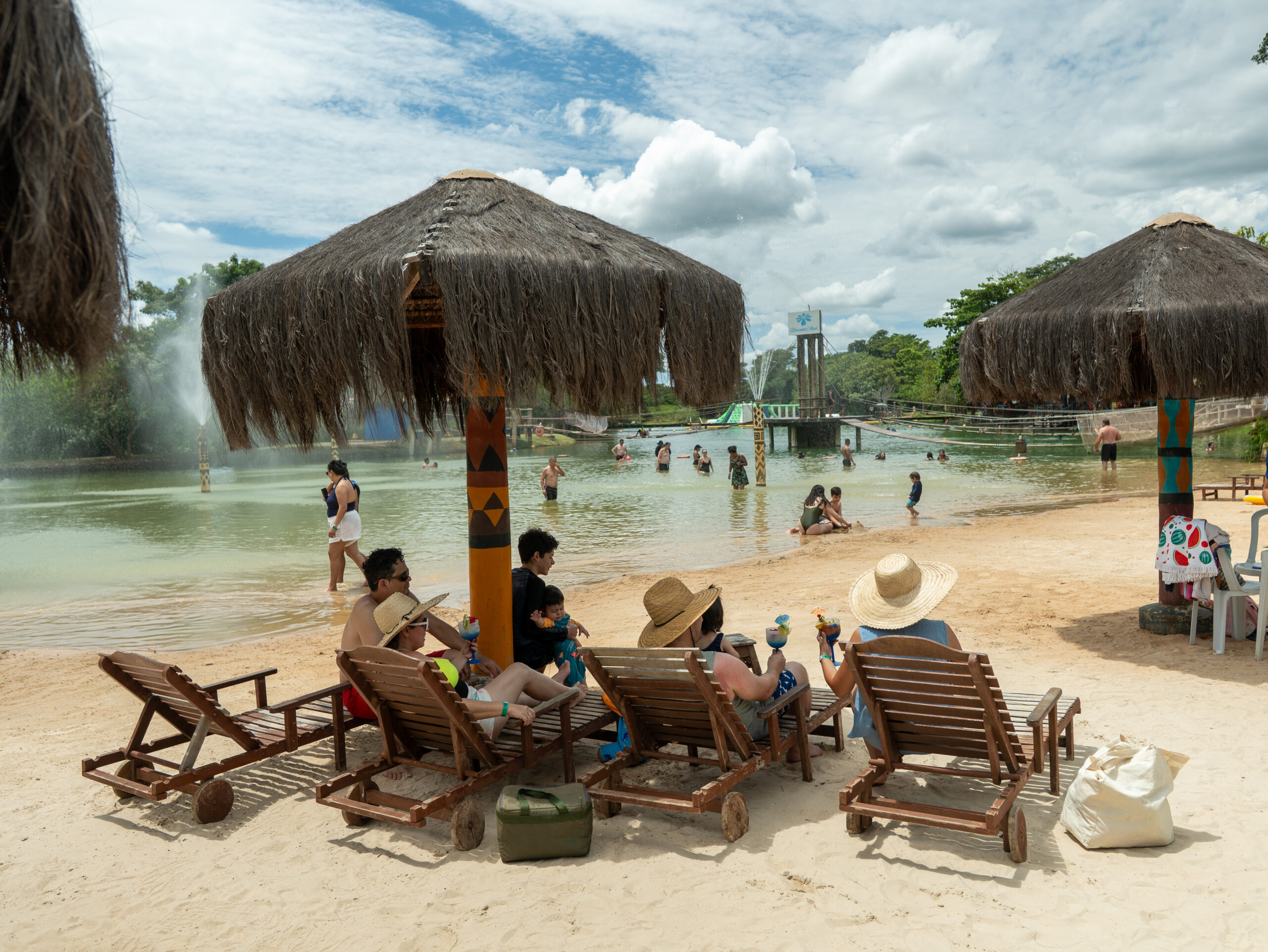 Praia Balneário Nascente Azul em Bonito MS