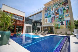 Piscina Hotel da Praça em Bonito MS