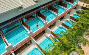 Piscinas individuais Pousada Arte da Natureza em Bonito MS