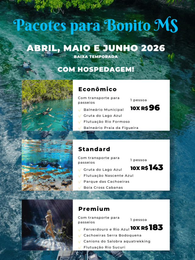 Pacotes para Bonito MS (1)