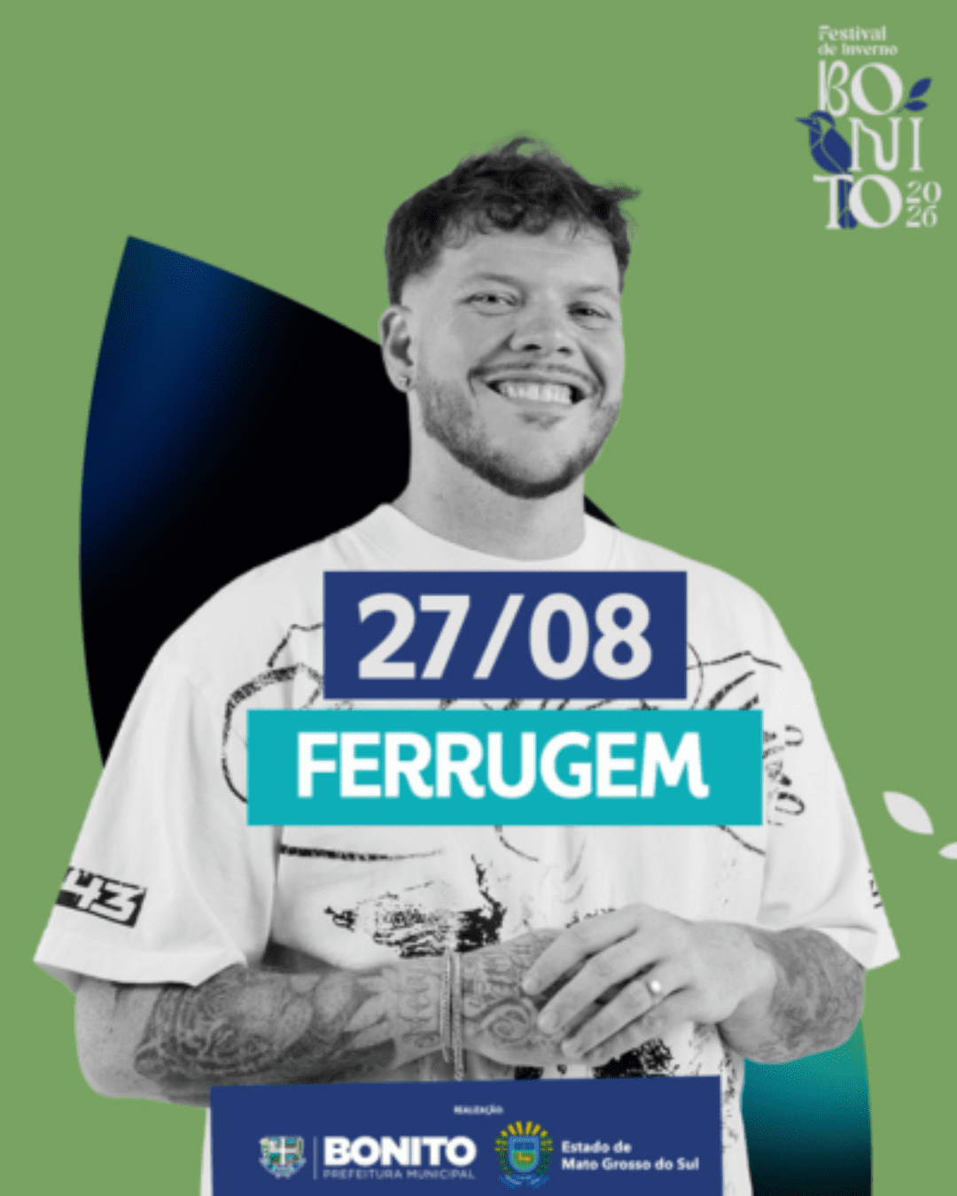 Ferrugem no Festival de Inverno de Bonito 2026 em Bonito MS
