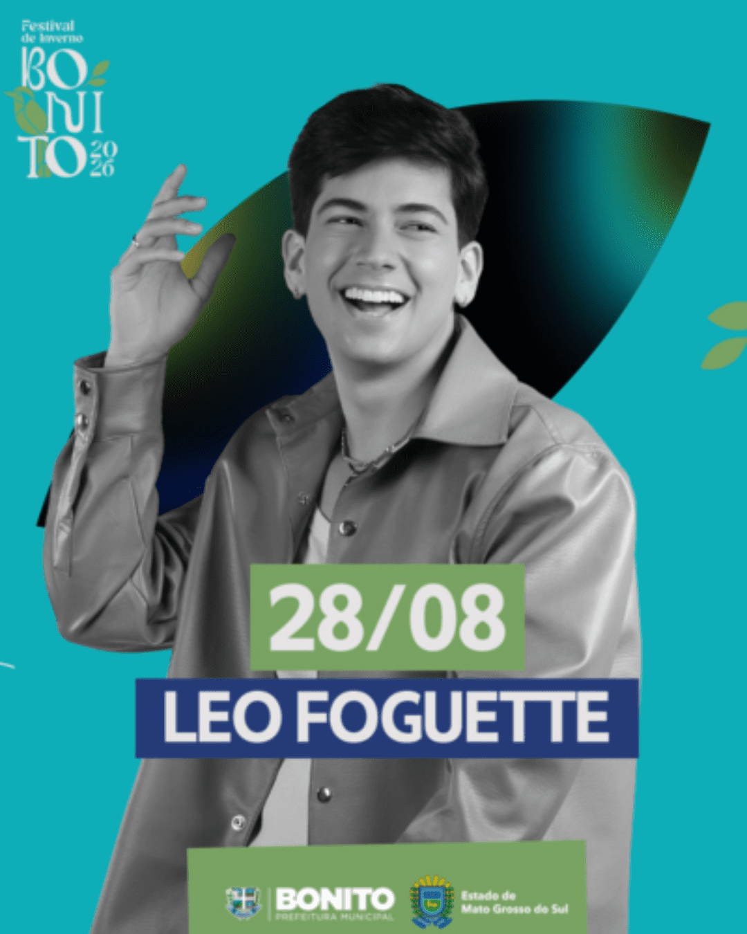 Leo Foguete no Festival de Inverno de Bonito 2026 em Bonito MS