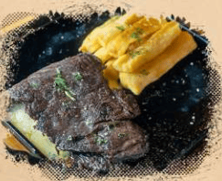 Filé manteado do Restaurante Bacuri em Bonito MS