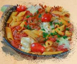 Penne Maracaju no Bacuri Cozinha Regional