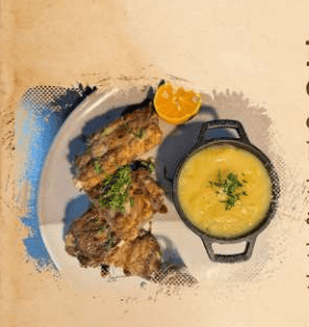 Porco na lata servido no Restaurante Bacuri