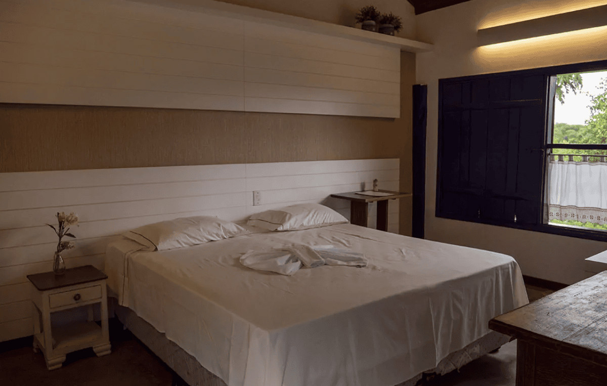 Apartamento duplo da Pousada Pequi