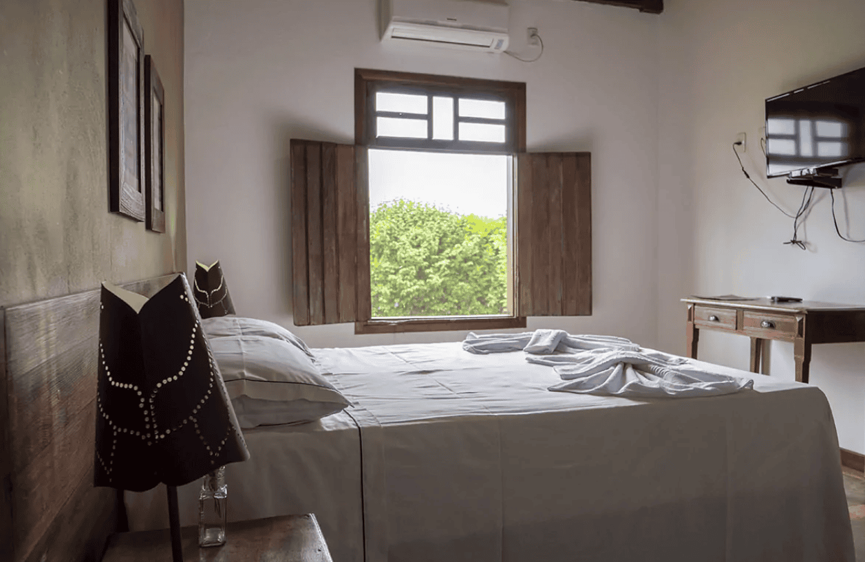 Apartamento triplo da Pousada Pequi