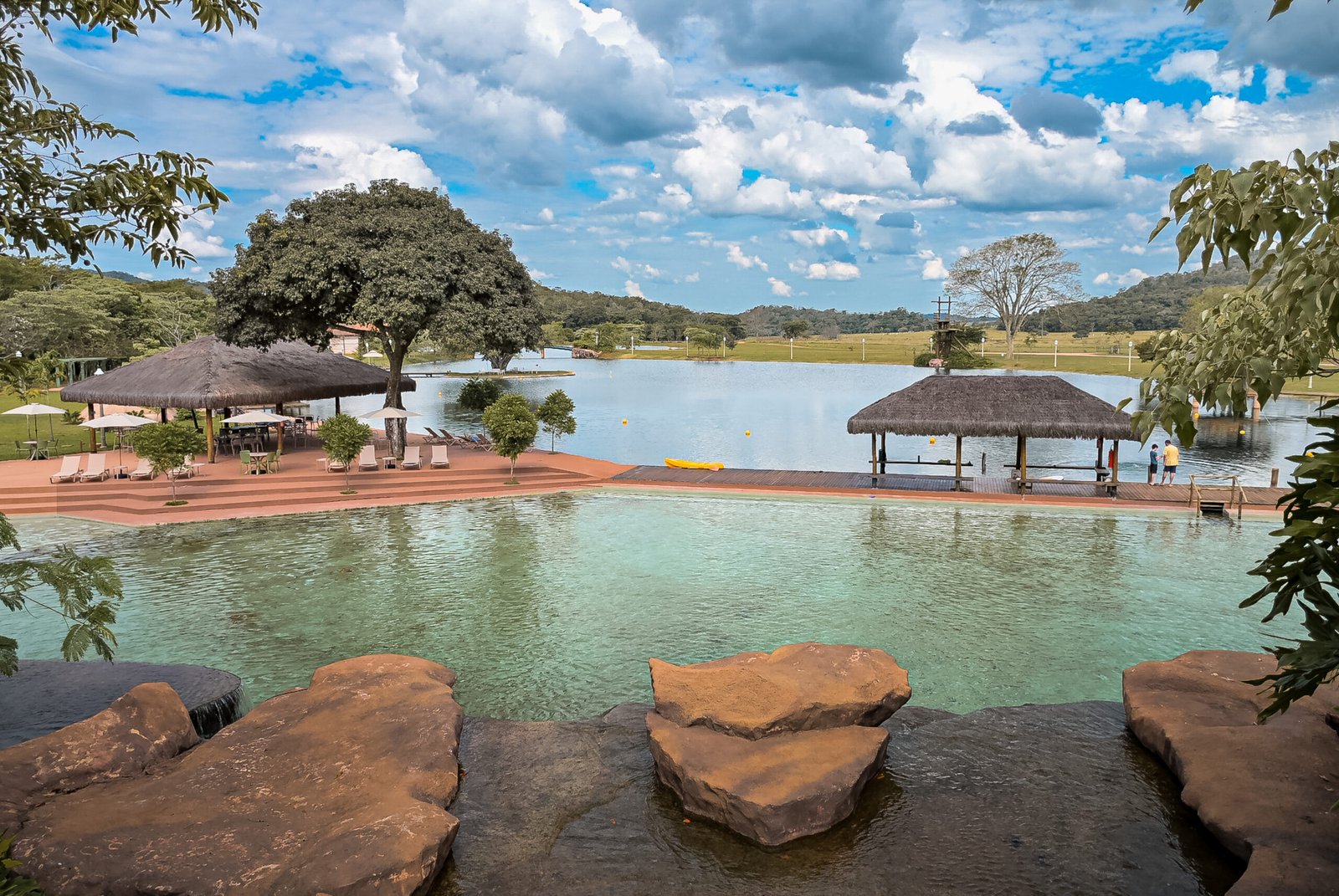 Piscina do Morro Alto Farm Club em Bonito MS