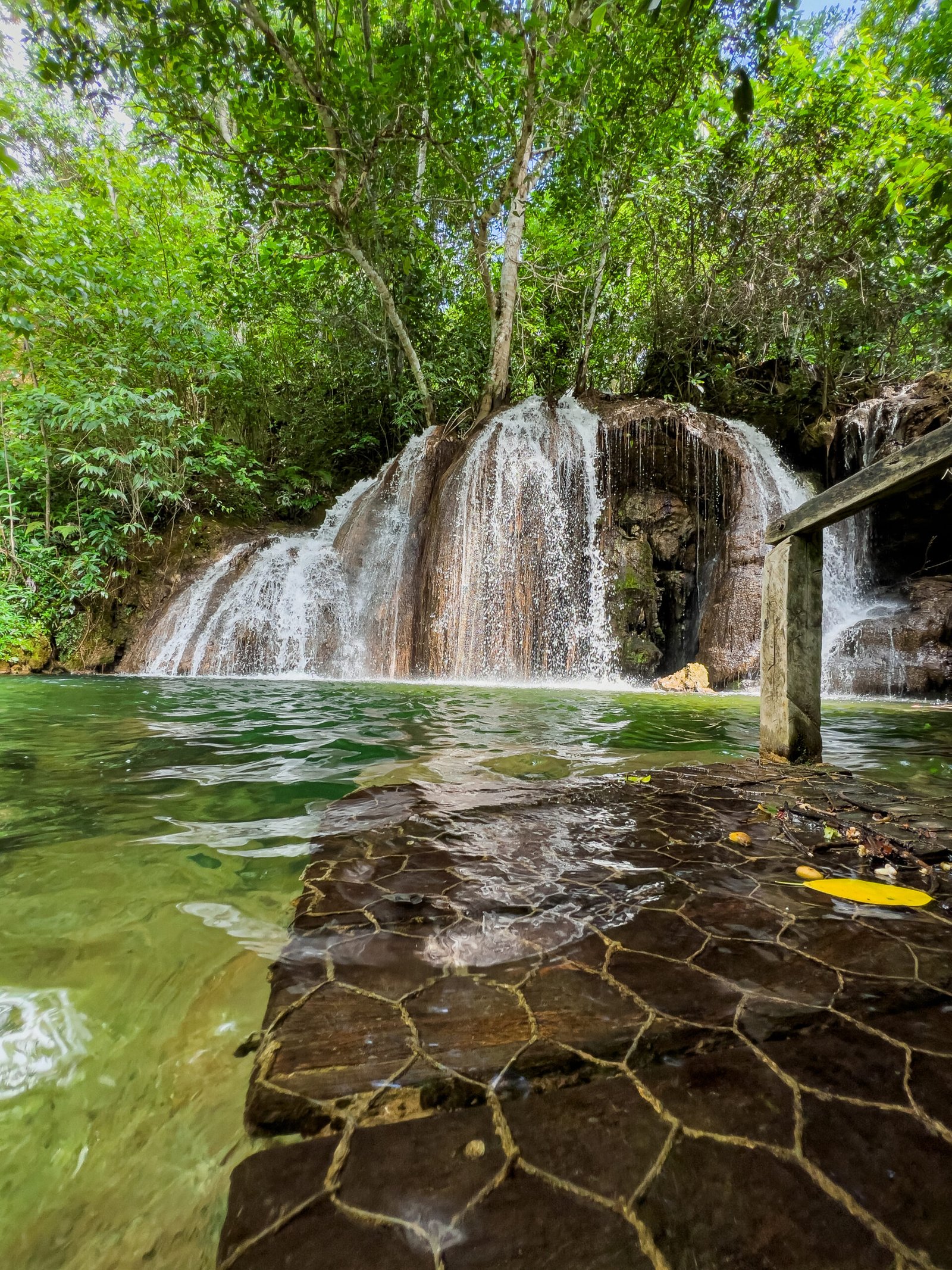 Cachoeira do passeio Rio do Peixe em Bonito MS
