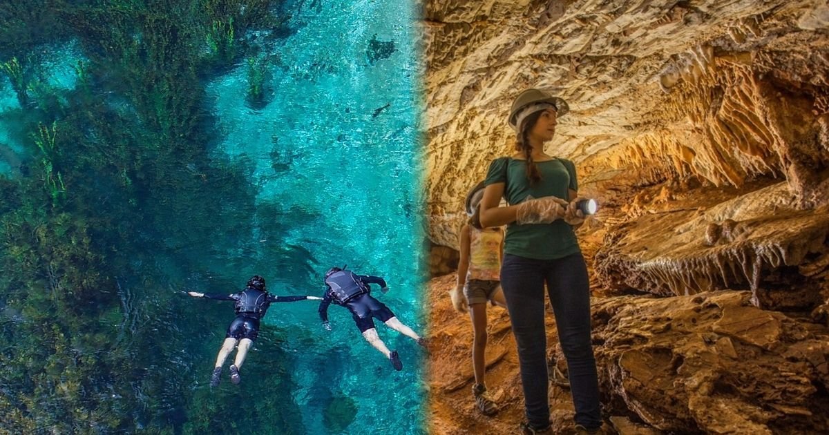 Rio Sucuri e Gruta Catedral no mesmo dia em Bonito MS