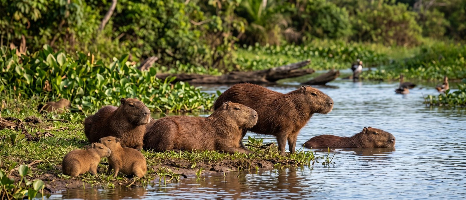 Capivara na região de Bonito MS